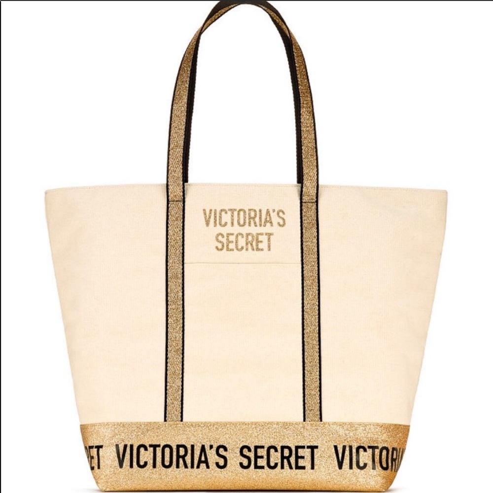 NWT V.S Large Glitter Tote